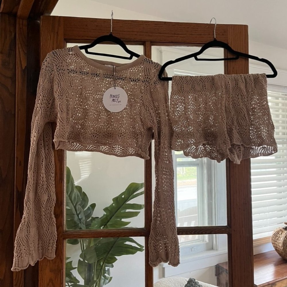 Biege - Leigh Knit Set
